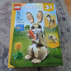 Lego Creator Cute Bunny Set - Tan, White, Green